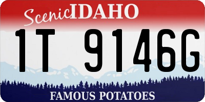 ID license plate 1T9146G