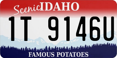 ID license plate 1T9146U