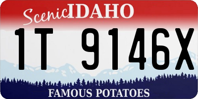 ID license plate 1T9146X