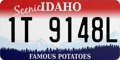 ID license plate 1T9148L