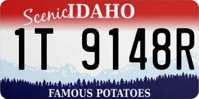 ID license plate 1T9148R