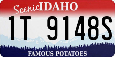 ID license plate 1T9148S