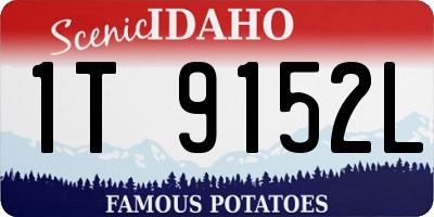 ID license plate 1T9152L