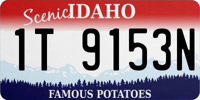 ID license plate 1T9153N