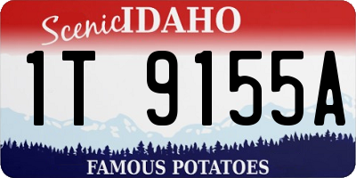 ID license plate 1T9155A
