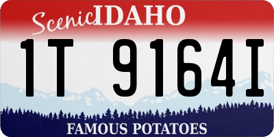 ID license plate 1T9164I