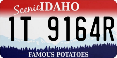 ID license plate 1T9164R