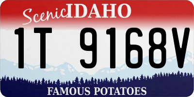 ID license plate 1T9168V