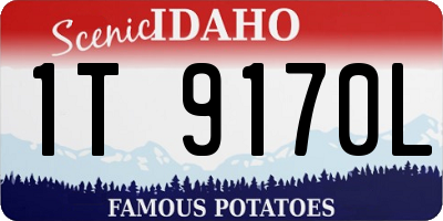 ID license plate 1T9170L