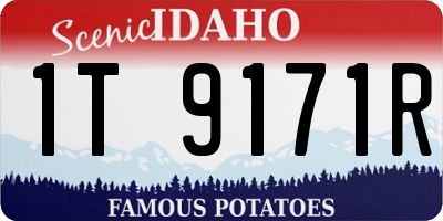 ID license plate 1T9171R
