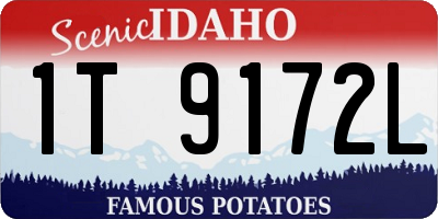 ID license plate 1T9172L