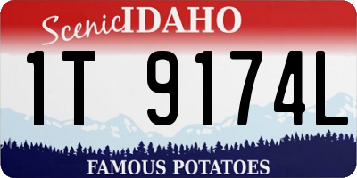ID license plate 1T9174L