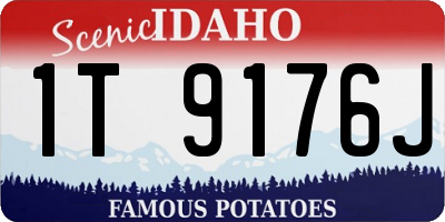 ID license plate 1T9176J