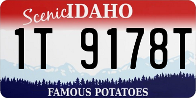 ID license plate 1T9178T