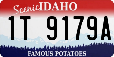 ID license plate 1T9179A