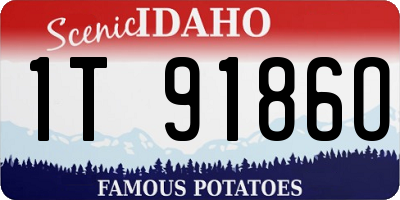 ID license plate 1T9186O