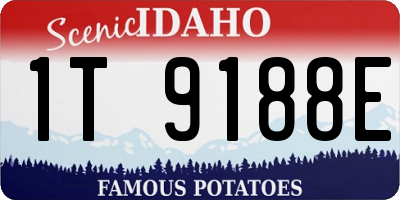 ID license plate 1T9188E