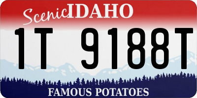 ID license plate 1T9188T