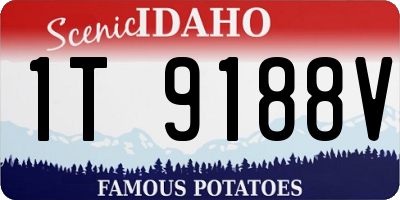 ID license plate 1T9188V