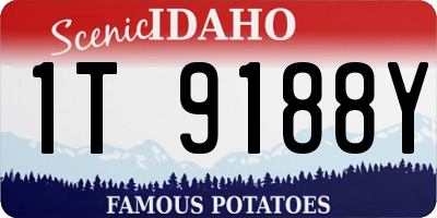 ID license plate 1T9188Y