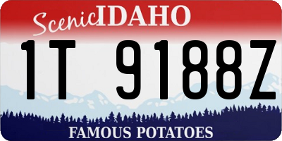 ID license plate 1T9188Z