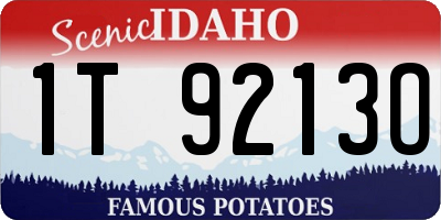 ID license plate 1T9213O
