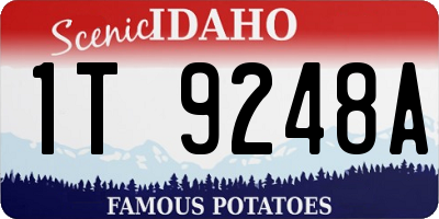 ID license plate 1T9248A