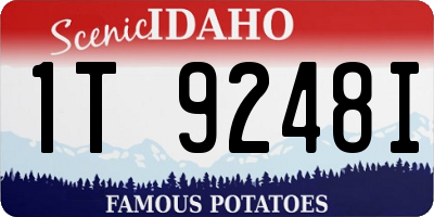 ID license plate 1T9248I