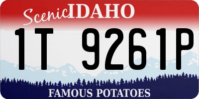 ID license plate 1T9261P