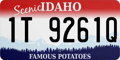 ID license plate 1T9261Q