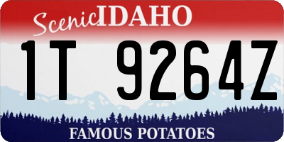 ID license plate 1T9264Z