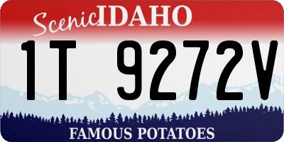 ID license plate 1T9272V