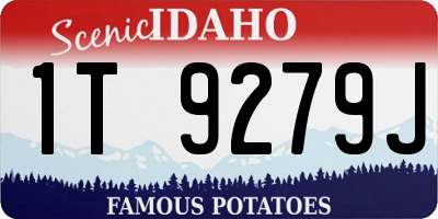 ID license plate 1T9279J