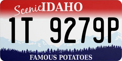 ID license plate 1T9279P