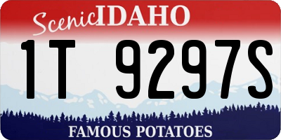 ID license plate 1T9297S