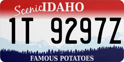 ID license plate 1T9297Z