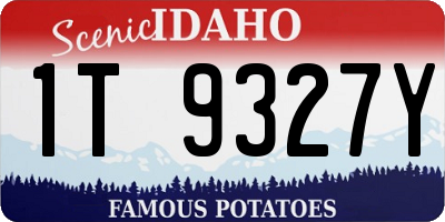 ID license plate 1T9327Y