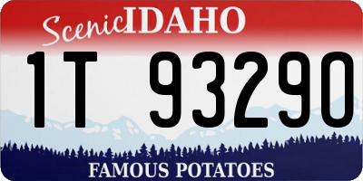 ID license plate 1T9329O