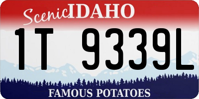 ID license plate 1T9339L