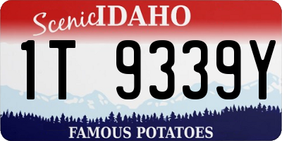 ID license plate 1T9339Y