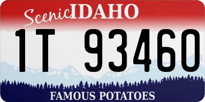 ID license plate 1T9346O