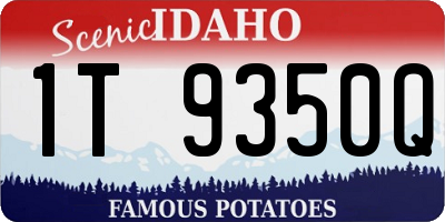 ID license plate 1T9350Q