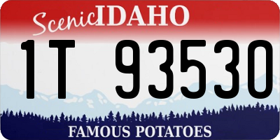 ID license plate 1T9353O