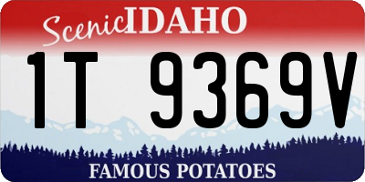 ID license plate 1T9369V