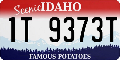 ID license plate 1T9373T