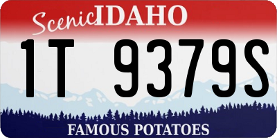 ID license plate 1T9379S
