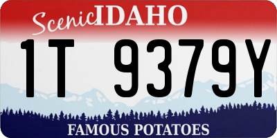 ID license plate 1T9379Y