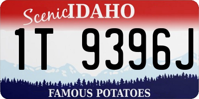 ID license plate 1T9396J
