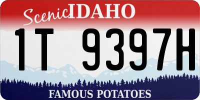 ID license plate 1T9397H