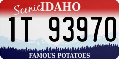 ID license plate 1T9397O